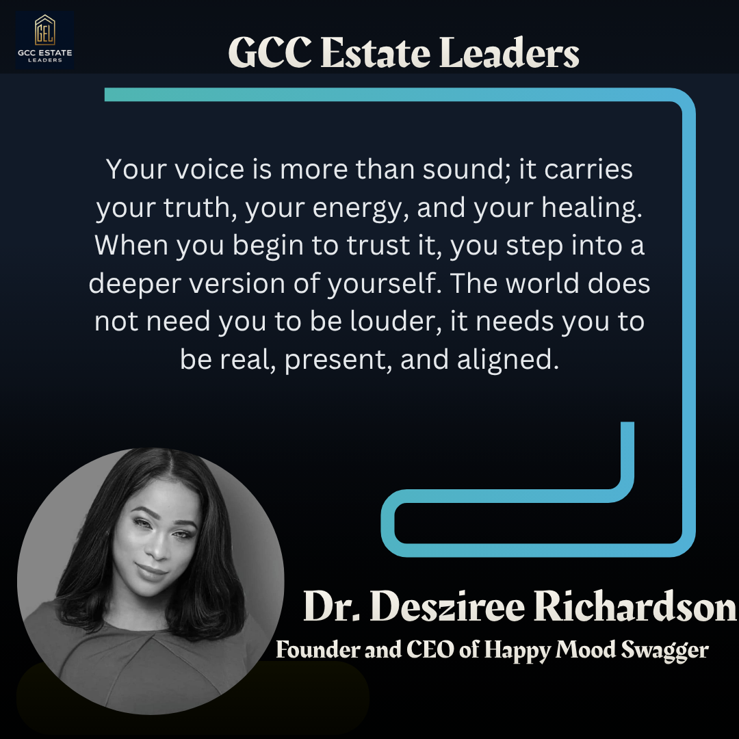 Leading with Heart: A Conversation with Dr. Desziree Richardson on Voice, Purpose, and Global Impact 3 3