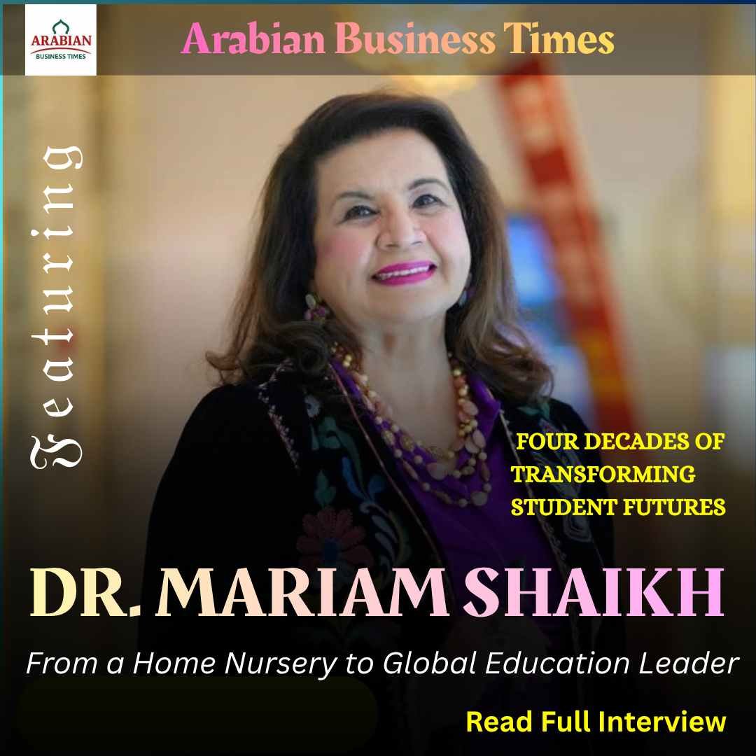 Dr. Mariam Shaikh speaking about global education opportunities and student success in UAE interview
