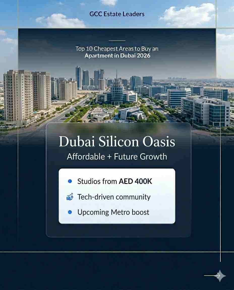 2. Dubai Silicon Oasis — Underrated Walkable and Growing Fast