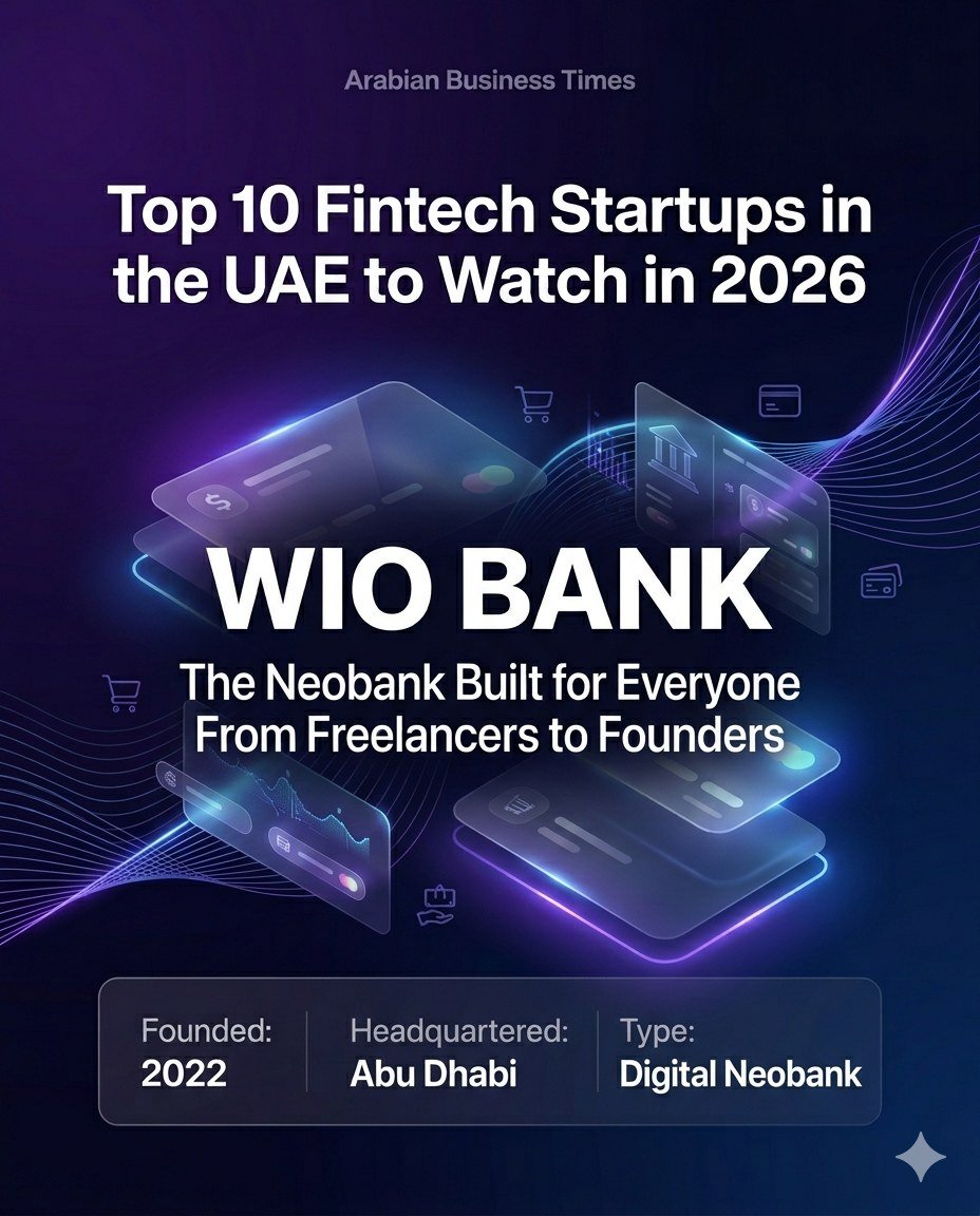 Top 10 Fintech Startups in the UAE You Need to Watch in 2026 4 2. Wio Bank — The Neobank Built for Everyone From Freelancers to Founders