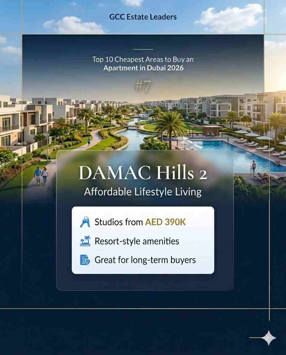 7. DAMAC Hills 2 Akoya — Affordable Space at the Southern Edge