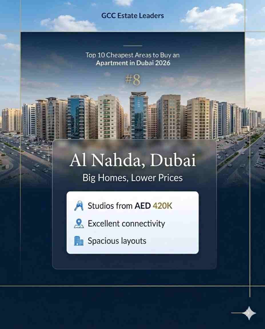 8. Al Nahda — Sharjah Border Pricing With Dubai Access
