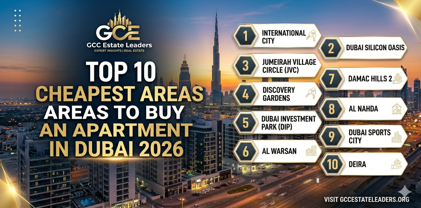 Top 10 Cheapest Areas to Buy an Apartment in Dubai 2026