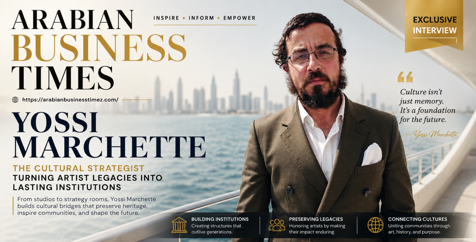 Yossi Marchette Interview The Cultural Strategist Turning Artist Legacies Into Lasting Institutions